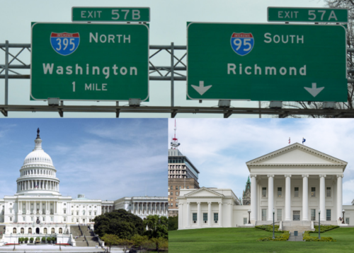 Washington and Richmond